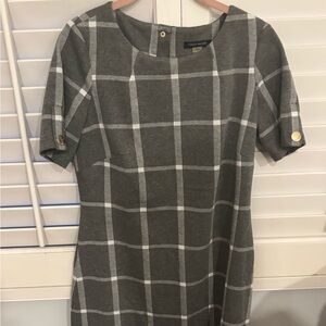 Tommy Hilfiger Gray Raglan Midi Dress